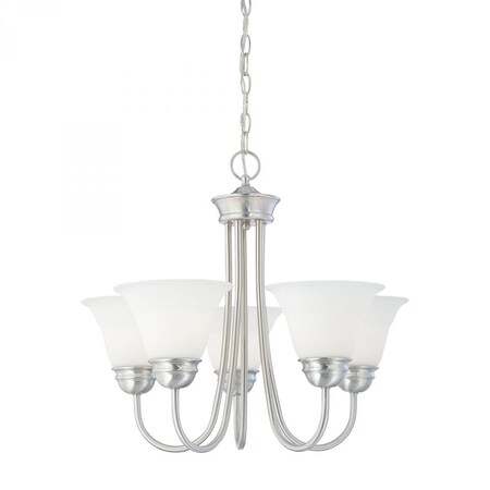 Thomas Bella 5-Light Chandelier in Brushed Nickel SL805178